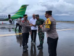 Kapolres Bima Sambut Kedatangan Kapolda NTB