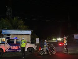 Satgas Kamseltibcar Polres Lotara Patroli Malam  jaga Kantibmas