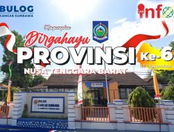 Keluarga Besar Bulog Sumbawa Mengucapkan Dirgahayu Provinsi NTB Ke 65