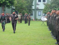 Danrem 162/WB, Pimpin Upacara Peringatan Hari Juang TNI AD Ke – 78
