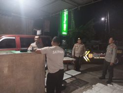Polsek Pringgarata Patroli Malam Tingkatkan Kamtibmas