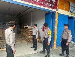 Cipta Kondisi, Polisi Giat Patroli Dialogis ke KPU dan Bawaslu Kabupaten Langkat Jelang Pemilu 2024