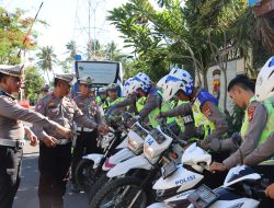 Satlantas Polres Lombok Utara Cek Kesiapan Pengamanan Nataru