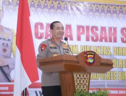 Ini Pesan Kapolda  Saat Pisah Sambut PJU & Kapolres Jajaran
