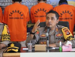 Polres Lombok Utara  Laksanakan  Rilis  Akhir Tahun