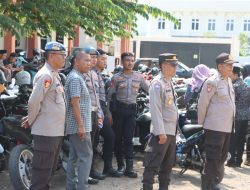 Kabag Ops Polres Lombok Utara Pimpin Pengamanan Pelantikan Kades