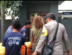 Polres Lombok Utara Lakukan Olah TKP dan Evakuasi Mayat Bule