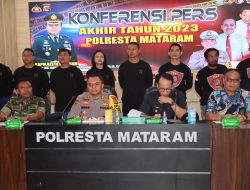 Polresta  Mataram  Laksanakan  Release Akhir Tahun  & Kembalikan  BB