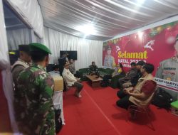 Dandim dan Kapolres Lotim Patroli Bersama Amankan Perayaan Natal di Lotim