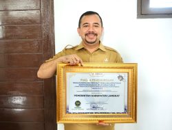 Peringkat 5 Tingkat Sumut dari Ombudsman, Langkat Zona Hijau, Kategori A & Opini Tertinggi