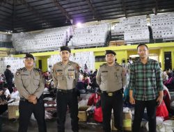 Polres Langkat Lakukan Pengamanan Pelipatan Surat Suara Pemilu 2024 oleh KPU Kabupaten Langkat