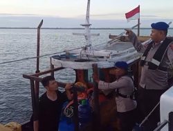 Jajaran Polres Langkat Patroli Pesisir Laut Antisipasi KEdatangan Imigran Gelab Dari Rohingnya