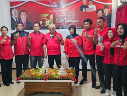Hut PDIP ke 51, Kader Sosialisasi Program Ganjar-Mahfud