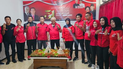 Hut PDIP ke 51, Kader Sosialisasi Program Ganjar-Mahfud