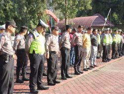 Apel Cipta Harkamtibmas Polres Langkat Dipimpin Oleh Kabag Ops