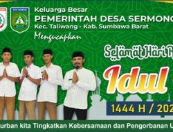 Keluarga Besar Pemerintah Desa Sermong Mengucapkan Selamat Hari Raya Idul Adha 1444 H/2023 M