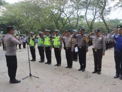 Polres Langkat Laksanakan Pengamanan Hut Langkat 274 di Alun-alun T. Amir Hamzah