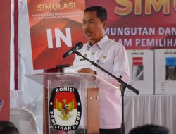 Pemkab Langkat mengikuti simulasi Pemungutan suara yang di gelar KPU Langkat