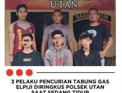 Gasak Tabung Gas Elpiji, Polisi Ringkus 3 Pelaku