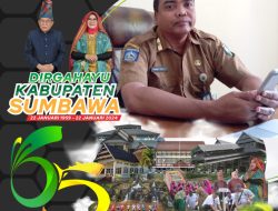 Keluarga Besar Dislutkan Sumbawa Mengucapkan Dirgahayu Kabupaten Sumbawa ke 65