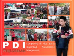 Kampanye di Alas Barat, Rafiq Disambut Ratusan Pendukung