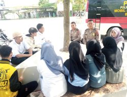 Ciptakan Pemilu Damai, Sar Binmas Polres Langkat Cooling System di Kota Stabat