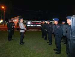 Apel Kesiapan Brigade Mobil Power Hand Kapolda Sumut Dalam Rangka Pemilu 2024