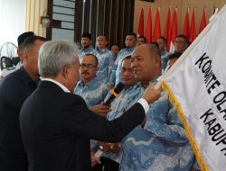 Dilantik menjadi ketua Umum KONI, Syah Afandin menjamin masa depan atlet Kabupaten Langkat