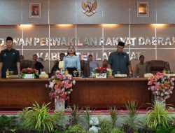 Sekda Langkat Amril hadiri Rapat Paripurna DPRD, Penyampaian Laporan Reses dan Usulan Pemberhentian Syah Afandin