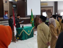 Sekda Langkat Amril Lantik 14 Pejabat Eselon II dan Eselon III Pemkab Langkat