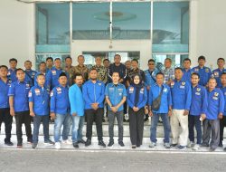 Bersilaturahmi dengan KNPI, Faisal Hasrimy: Wadah Pemuda Harus Bersinergi Dibawah Kepemimpinan Saya