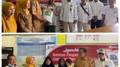 Bulog Bersama Pemda KSB Salurkan Bantuan Pangan