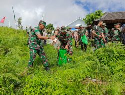 Hujan Deras Tidak Menyurutkan Semangat 700 Personel Clean Up dan Reboisasi Naik Hingga Pelawangan Sembalun