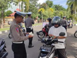 Operasi Keselamatan Rinjani 2024, Polres Sumbawa Gencar Edukasi Pengendara