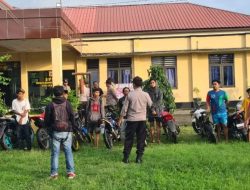 Ganggu Kenyamanan, Polsek Alas Amankan Kendaraan Knalpot Brong