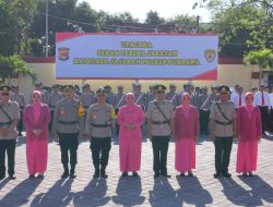 Pimpin Sertijab Dua Kapolsek, Ini Pesan Kapolres Sumbawa