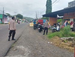 Jaga Kamtibmas, Polsek Plampang Patroli Ngabuburit Jelang Berbuka Puasa