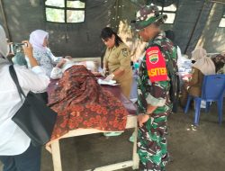 TMMD Bekerjasama Dengan Dinas Kesehatan Pasang Alat KB Gratis Ke Warga Simpang Gambus