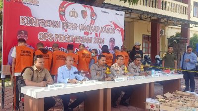 Ungkap 23 Kasus, Polres Sumbawa Tetapkan 33 Tersangka di Operasi Pekat Rinjani 2024