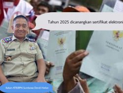 BPN Sumbawa Gelontorkan 1500 Gratis ke Dua Desa, Dendi: Canangkan Sertifikat Elektronik tahun 2025
