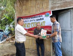 Satnarkoba Polres Batubara Berbagi Ke Masyarakat