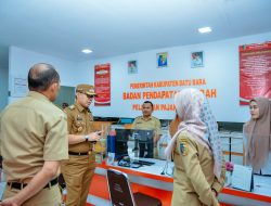 Pj. Bupati Nizhamul Sidak Ke Kantor Bapenda dan BKAD