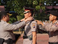 Kapolres Pimpin Upacara Sertijab Wakapolres Langkat
