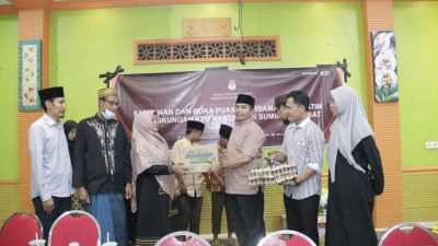 KPU KSB Gelar Buka Bersama dan Santuni Anak Yatim