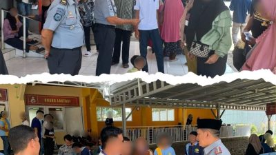 Momentum Lebaran Idul Fitri 1445, Warga Bina Lapas Sumbawa Ramai Dikunjungi Keluarga