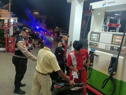 Jaga Kondusivitas saat Ramadhan, Polres Langkat Patroli Skala Besar dan Cek Beberapa SPBU
