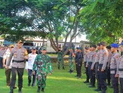 Kapolres Lombok Utara Pimpin Apel Gelar Pasukan Operasi Ketupat Rinjani 2024
