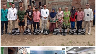 BNI KC Sumbawa Besar Bagikan 700 Paket Sembako ke Masyarakat
