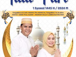 Bakal Calon Bupati Sumbawa H. Syafruddin Jarot Mengucapkan Selamat Hari Raya Idul Fitri 1445 / 2024