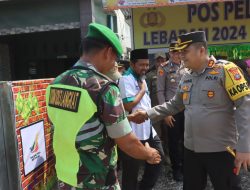 Kapolres Langkat Cek Pos YAN Operasi Ketupat Toba 2024